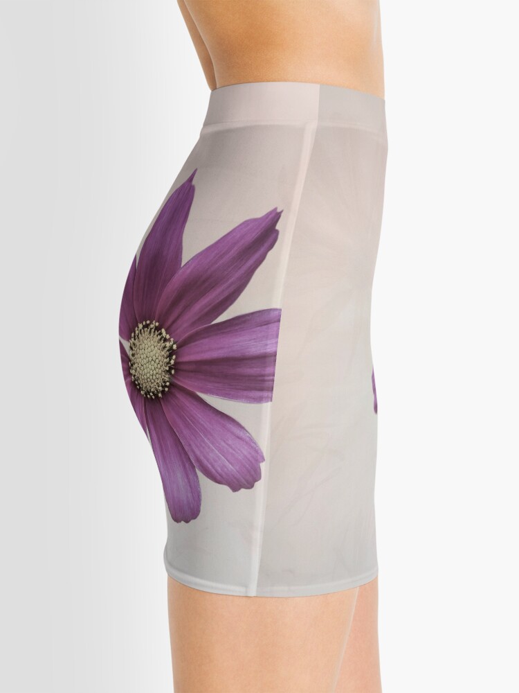 Alternate view of Purple Cosmos Flower Mini Skirt