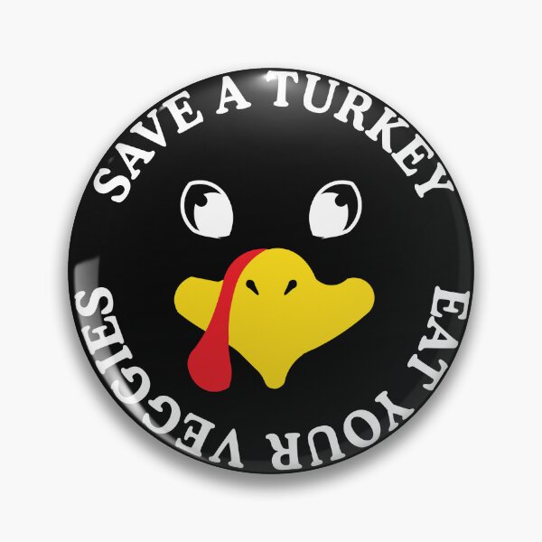 Item preview, Save A Turkey Eat Your Veggies Funny Thanksgiving Turkey designed and sold by diip.