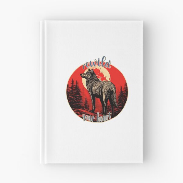 Item preview, Rewild Your Heart - Coyote Wolf Nature  designed and sold by Bug & Brush.