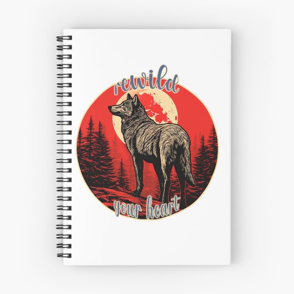 Item preview, Rewild Your Heart - Coyote Wolf Nature  designed and sold by Bug & Brush.
