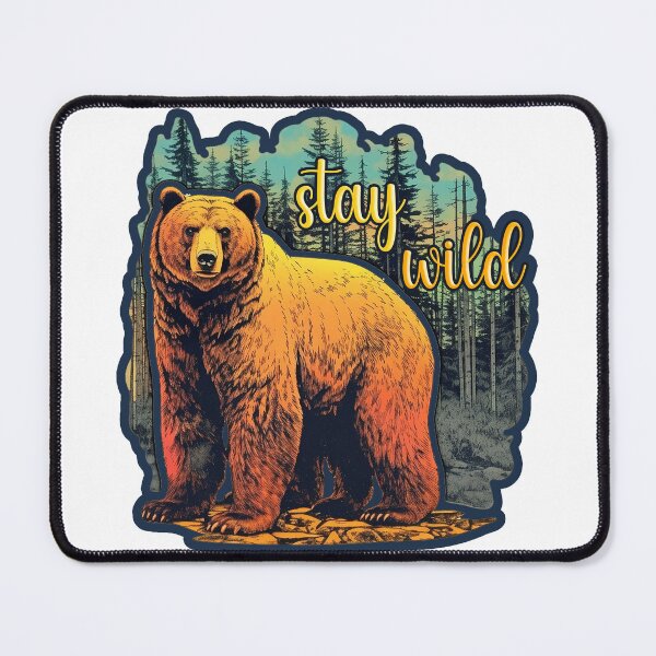 Item preview, Stay Wild - Bear, Nature, Hiking, Forest designed and sold by Bug & Brush.