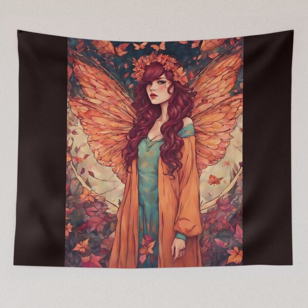 Item preview,  Becca- Autumn Abstract Fairy designed and sold by FaerieFusion.