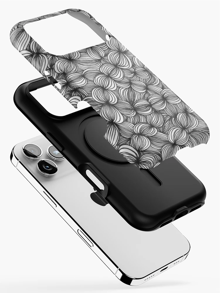 Thumbnail 2 of 4, iPhone Case, Swirling Bubble Rope Pattern designed and sold by SickChickDesign.