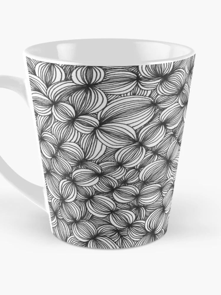 Thumbnail 3 of 4, Coffee Mug, Swirling Bubble Rope Pattern designed and sold by SickChickDesign.