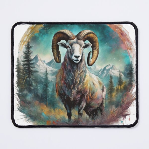 Item preview, goat animal totem, perseverance and tenacity designed and sold by Jzook.
