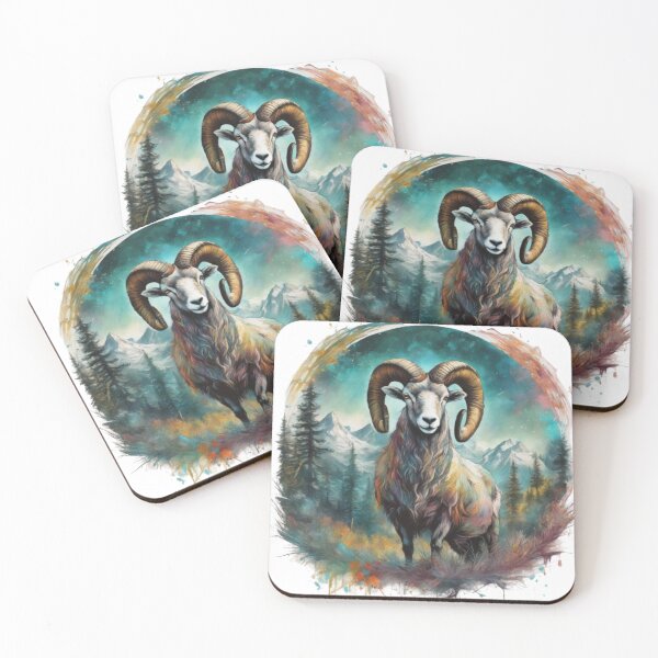 Item preview, goat animal totem, perseverance and tenacity designed and sold by Jzook.