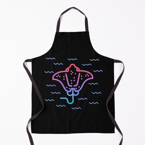 Item preview, Eagle Ray colourful gradient with waves designed and sold by Remek-Design.