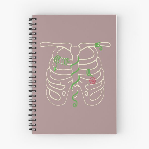 Item preview, ribcage with flowers design designed and sold by fishberculosis.