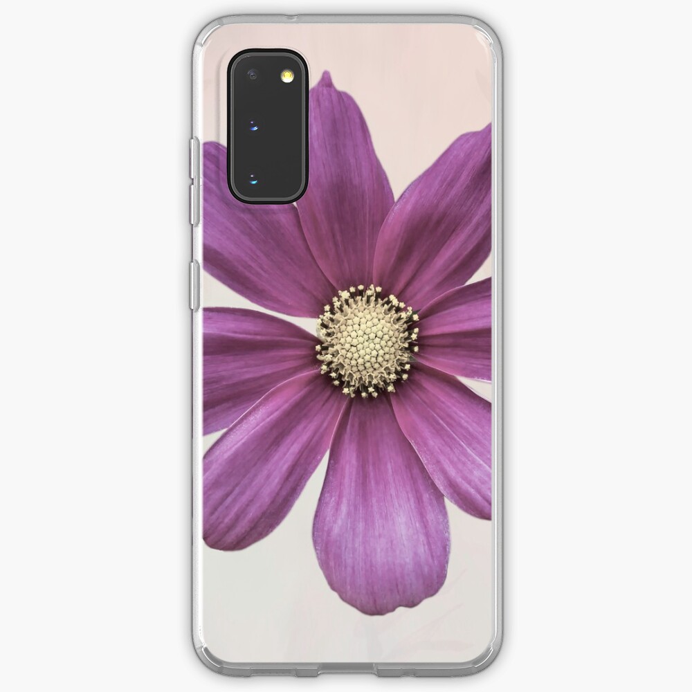 Purple Cosmos Flower Case & Skin for Samsung Galaxy