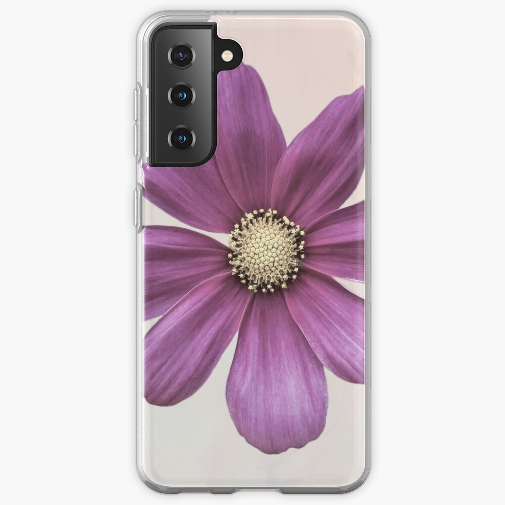 Purple Cosmos Flower Case & Skin for Samsung Galaxy