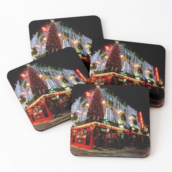 Item preview, Christmas at Temple Bar after dark designed and sold by Camille Bouchard.