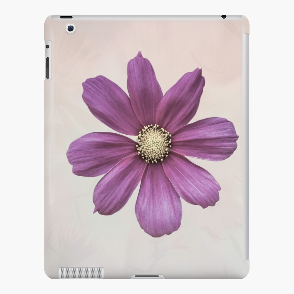 Purple Cosmos Flower iPad Case & Skin