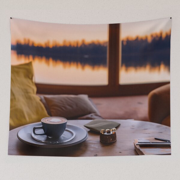 Item preview, Autumn Cabin Dusk 8 designed and sold by Yannik Hay.