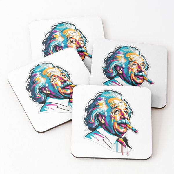 Item preview, Albert Einstein Pop Art The Smoker  designed and sold by BeachStylz.