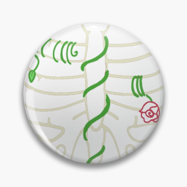 Item preview, ribcage with flowers design designed and sold by fishberculosis.