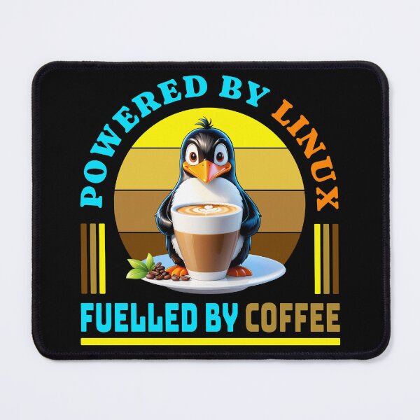 Item preview, Powered By Linux, Fuelled By Coffee designed and sold by Image-Caption.