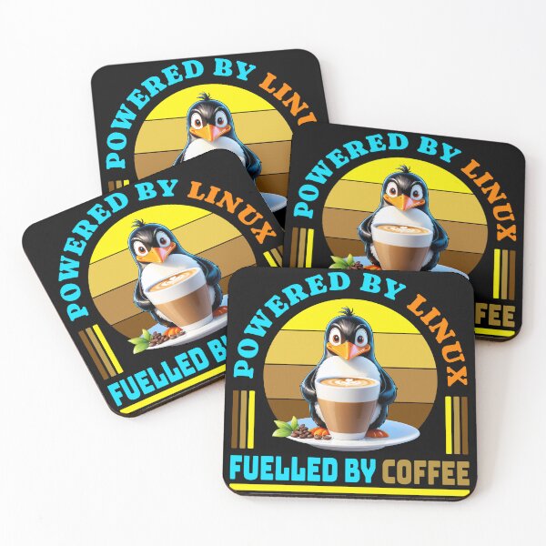 Item preview, Powered By Linux, Fuelled By Coffee designed and sold by Image-Caption.