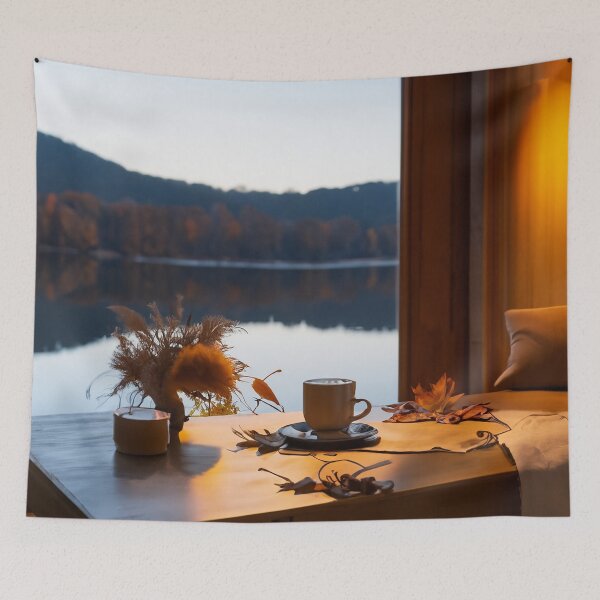 Item preview, Autumn Cabin Dusk 9 designed and sold by Yannik Hay.