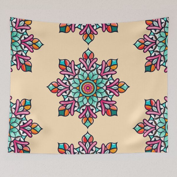 Item preview, Colorful Indian Rangoli Design & Pattern designed and sold by Jollys-ArtShop.