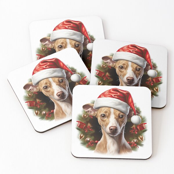Item preview, Italian Greyhound Christmas designed and sold by Arthoughts.