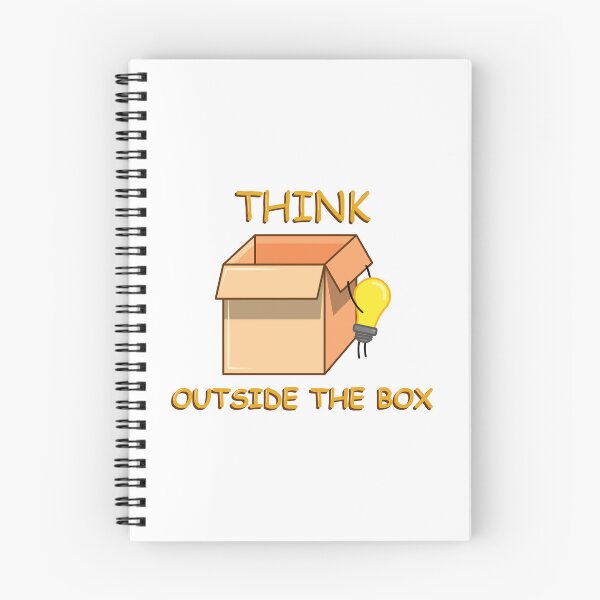 Item preview, think outside the box designed and sold by Reesh-Store.
