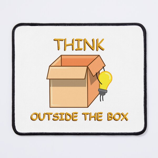 Item preview, think outside the box designed and sold by Reesh-Store.