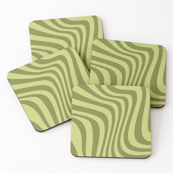 Item preview, Abstract green waves seamless pattern designed and sold by Acim0.