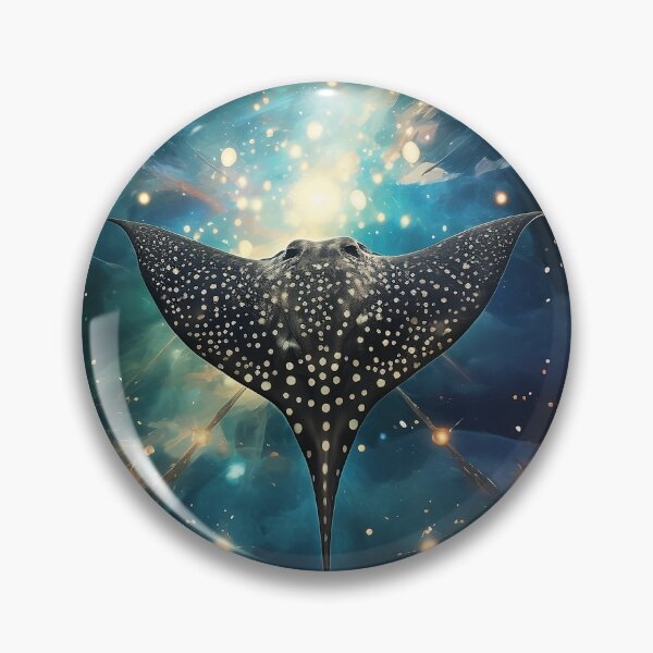 Item preview, eagle ray swimming in the space designed and sold by Remek-Design.