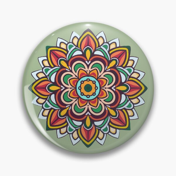 Item preview, Floral Indian Rangoli Design & Pattern designed and sold by Jollys-ArtShop.