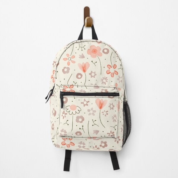 Item preview, Watercolor wildflower pattern - Petrol light blue version designed and sold by Origillus.