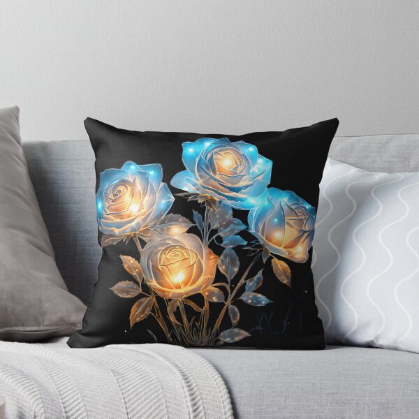 Item preview, Bioluminescent roses designed and sold by AI-Only Creations.