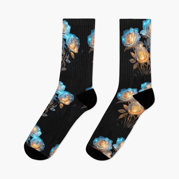 Item preview, Bioluminescent roses designed and sold by AI-Only Creations.