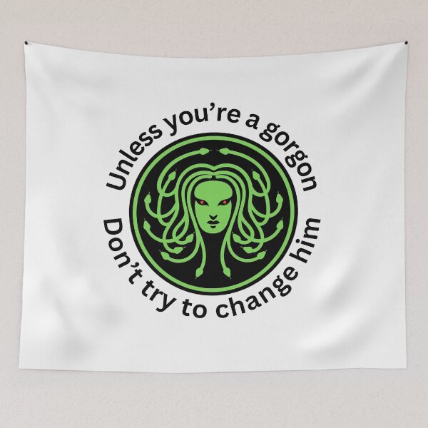 Item preview, Gorgon Advice on Men designed and sold by AnAwkwardOtter.