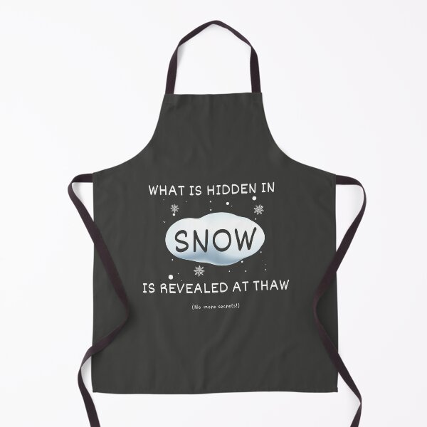 Item preview, What's hidden in snow is revealed in thaw idiom designed and sold by Idioms4u.