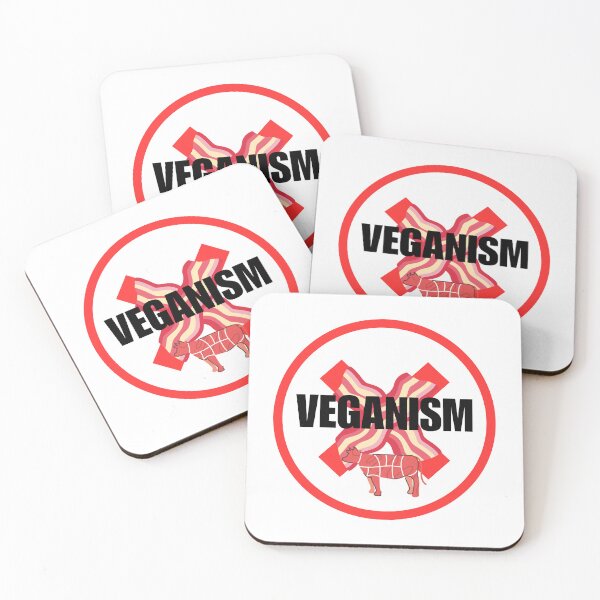 Item preview, No to veganism!  designed and sold by Peachy-Draws.