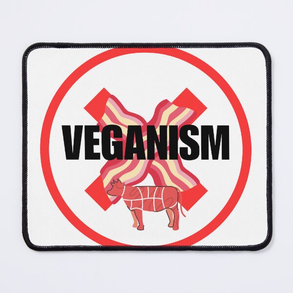 Item preview, No to veganism! designed and sold by Peachy-Draws.