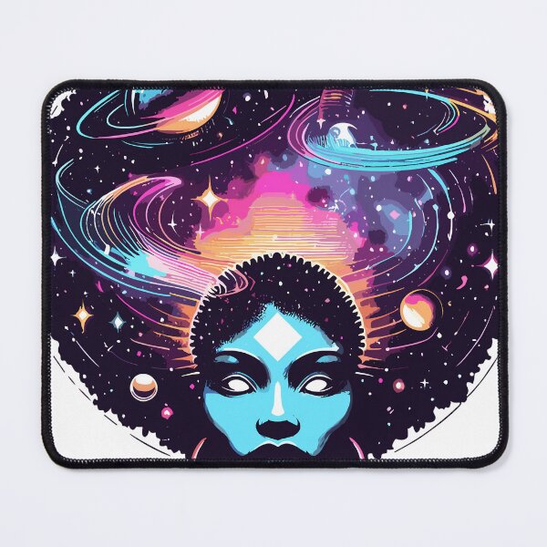 Item preview, Afro-futurism Afro Girl Art designed and sold by KitonicTees.