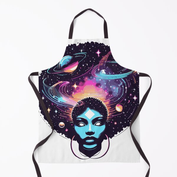 Item preview, Afro-futurism Afro Girl Art  designed and sold by KitonicTees.