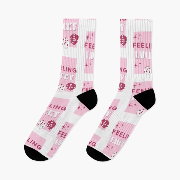 Item preview, Feeling Lucky, Lucky Girl, Luckiest Girl, Inspirational, Preppy, Pink designed and sold by Magic Love Art Print.
