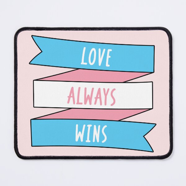 Item preview, Love Always Wins Transgender Pride Banner designed and sold by ArtliciousHUMAN.