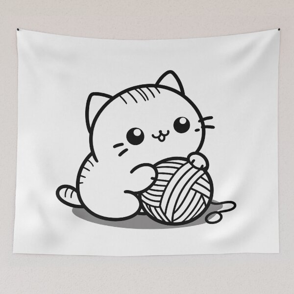 Item preview, Mischievous Cat VIII designed and sold by ColorfulTouches.