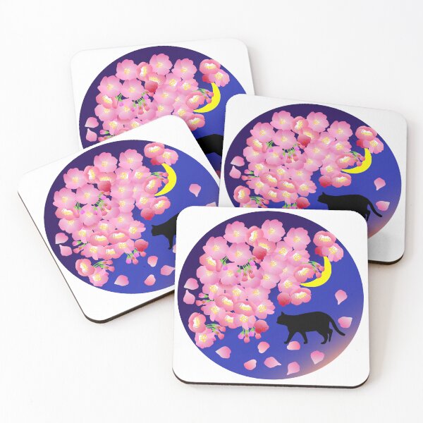 Item preview, Cherry blossom and cat designed and sold by Nyan-Co.