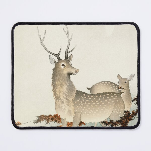 Item preview, "Silent Harmony: Two Deer in Their Habitat" designed and sold by Mahilis.