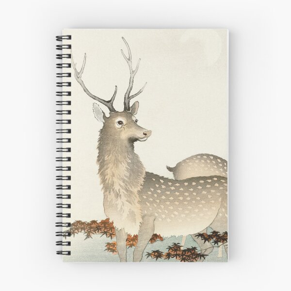 Item preview, "Silent Harmony: Two Deer in Their Habitat" designed and sold by Mahilis.