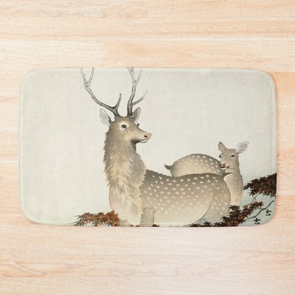 Item preview, "Silent Harmony: Two Deer in Their Habitat" designed and sold by Mahilis.