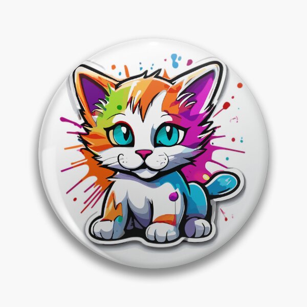 Item preview, Adorable lindo gatito con un toque de graffiti designed and sold by ComputeUnit.