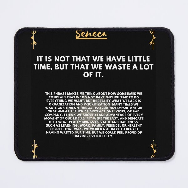 Item preview, Seneca: the philosopher who invites you to make the most of your time designed and sold by CachoGlorious.