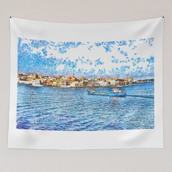 Item preview, View of Brindisi from the ship designed and sold by Giuseppe Cocco.