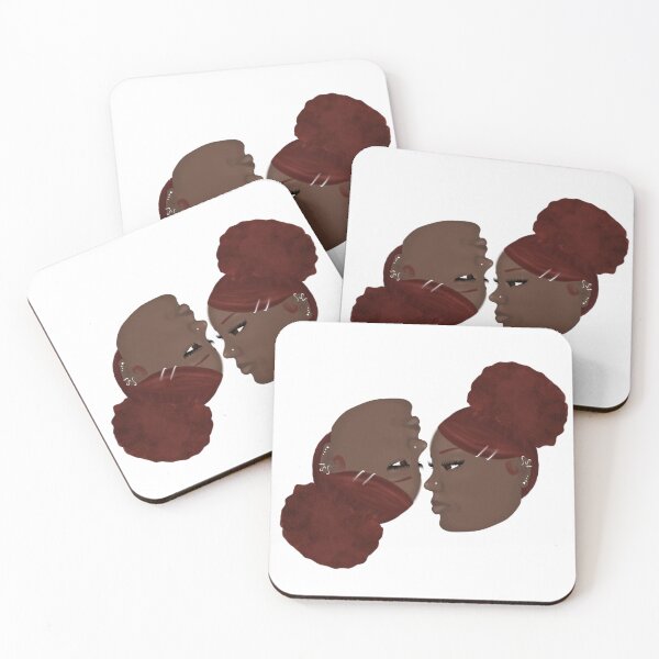 Item preview, reflective twins black girl designed and sold by ItsmeLaniii.