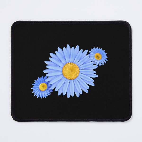 Item preview, Amazing Blue three Daisy Sun Flowers designed and sold by Aquillashop.